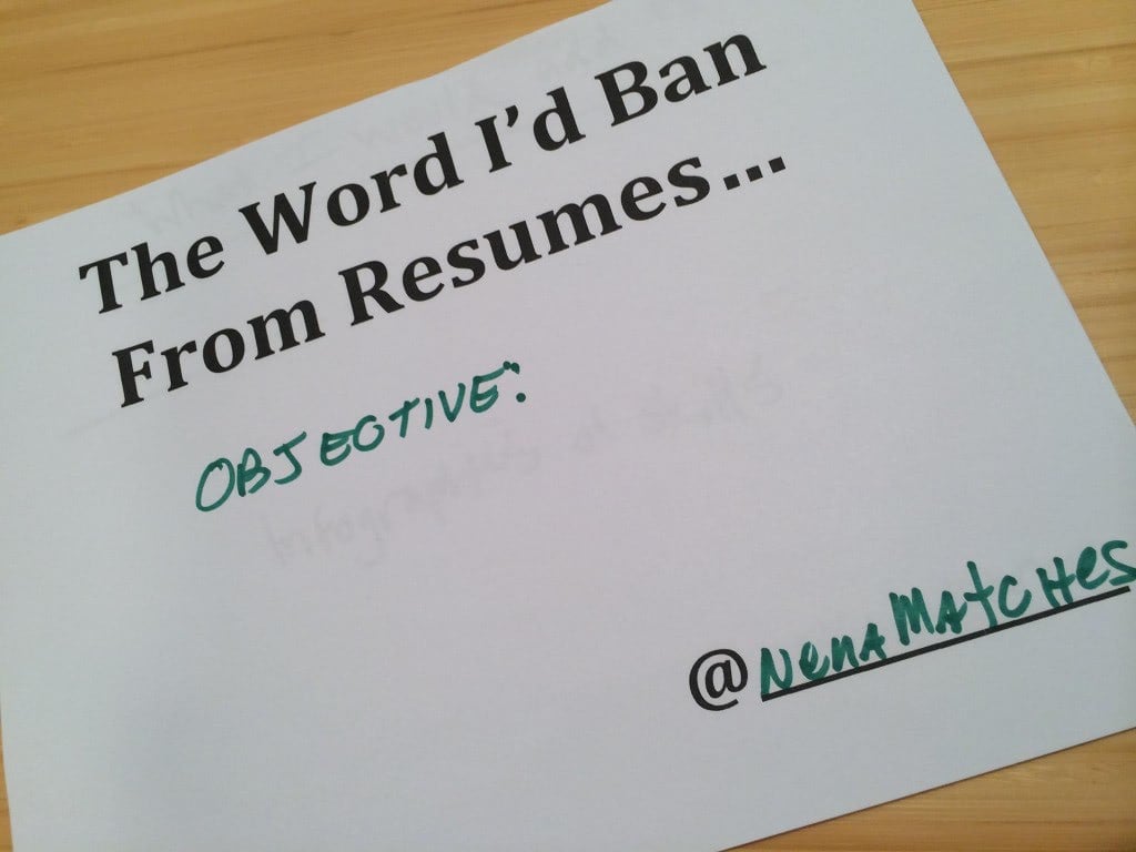 Do you need a resume objective?