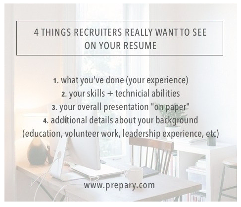 resume recruiters will read